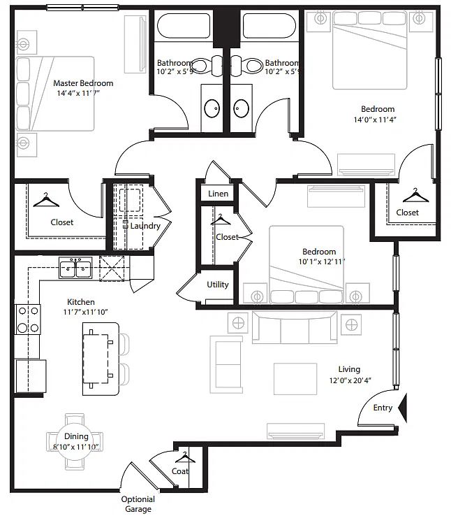 Floor plan Bradford