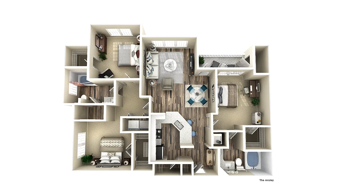 Floor plan The Ansley