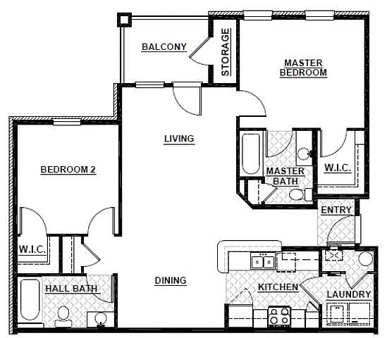 Floor plan The Palm Lily Retreat Renovated