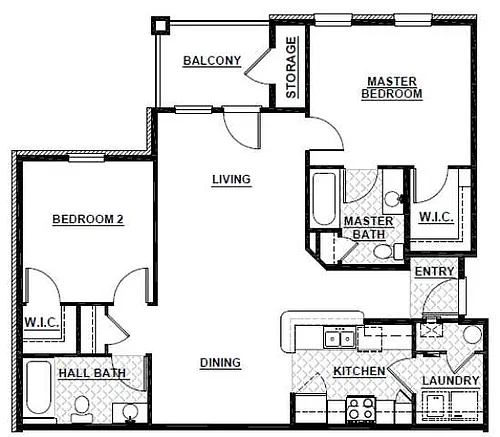 Floor plan The Palm Lily Retreat Renovated