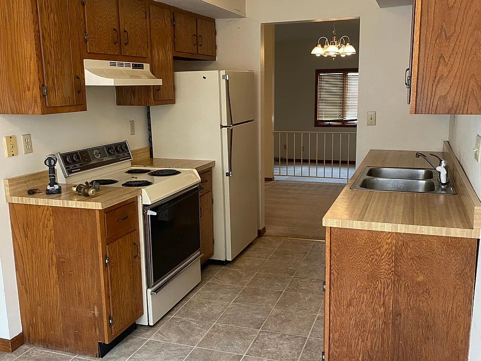 Kitchen from back door