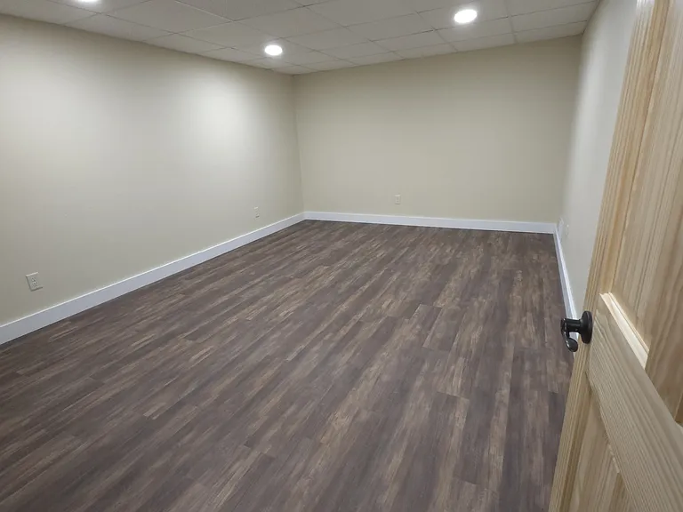 Bonus room in finished basement.
