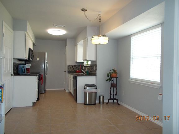 Dining room and kitchen