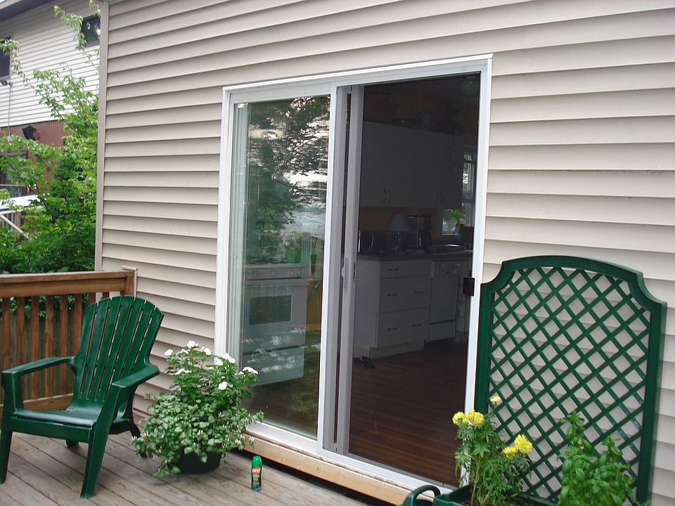 new slider out to private deck