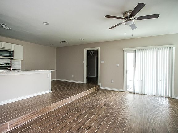 Entrance view, dinning, kitchen, den