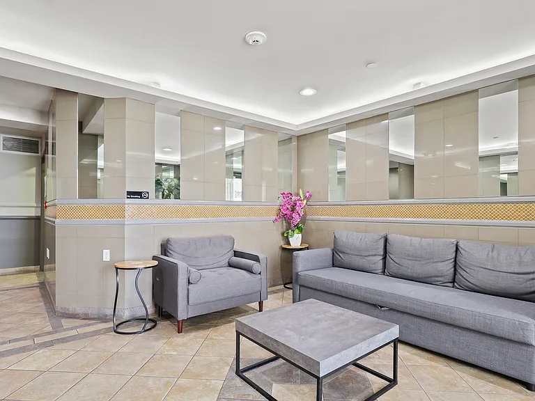 Sitting Area in the Lobby of Sherbourne Hall by Wiseman