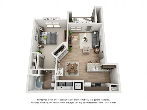 Floor plan Acadiana