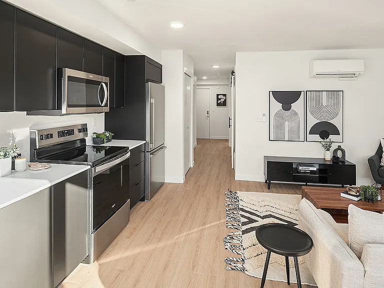 Model Unit Kitchen + Living Room