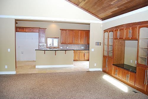 Great room with built in