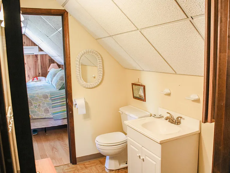 half bath upstairs