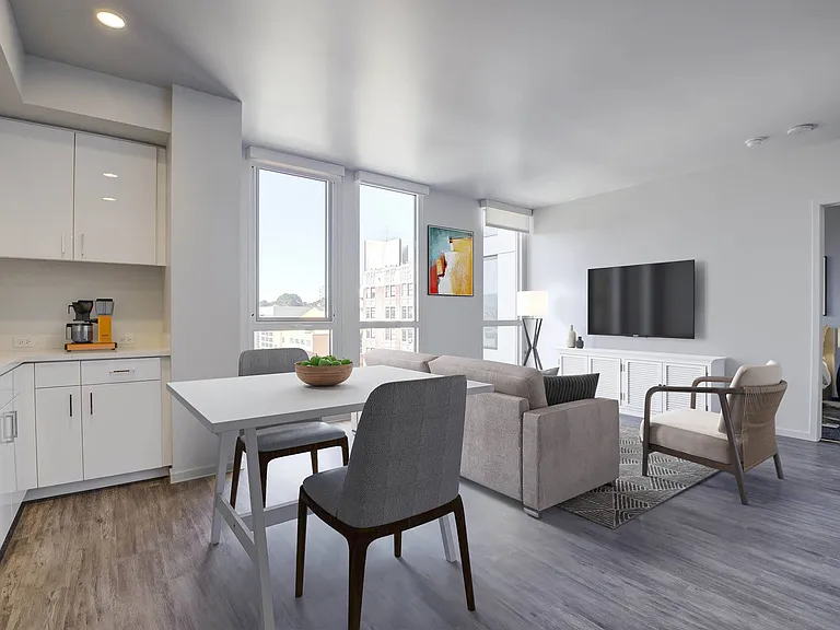 Spacious living spaces at Vance in San Francisco, CA.