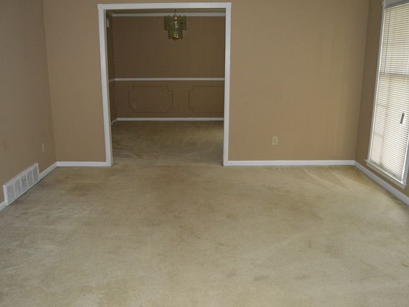 Living Room with Dining Room View