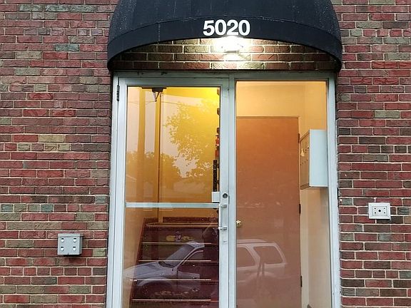Front entrance with security door