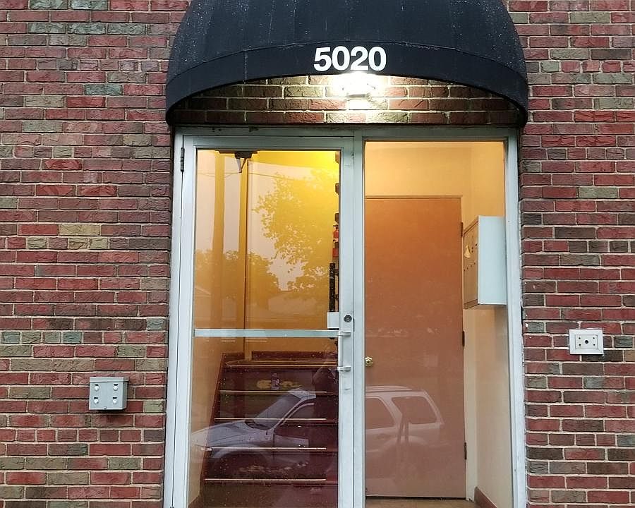 Front entrance with security door