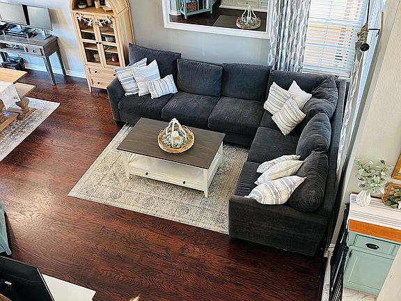 Ariel view living room