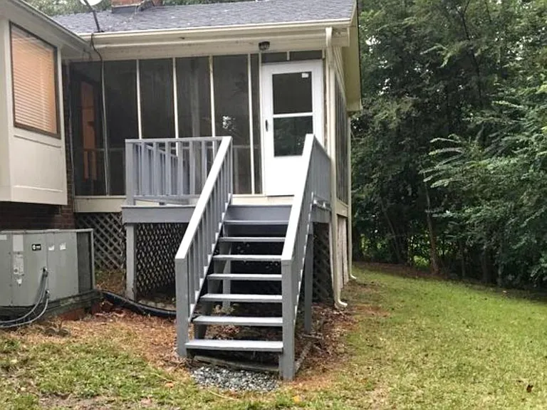 screened in back porch
