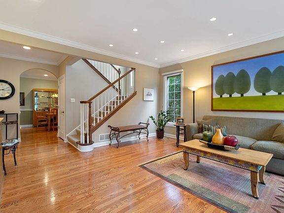 Front Entrance + Living Room