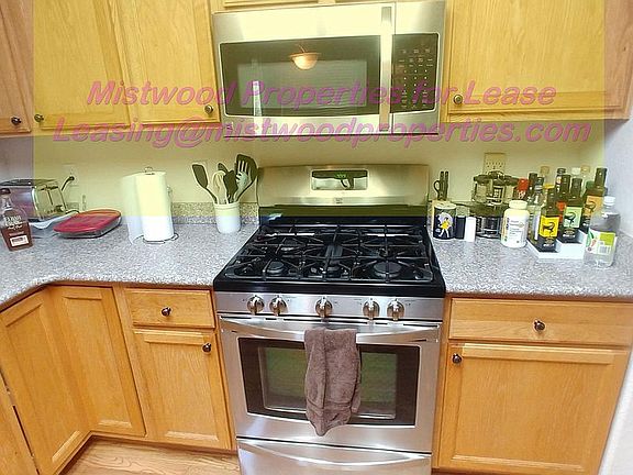 Gas Range is a nice feature as well as the stainless appliances