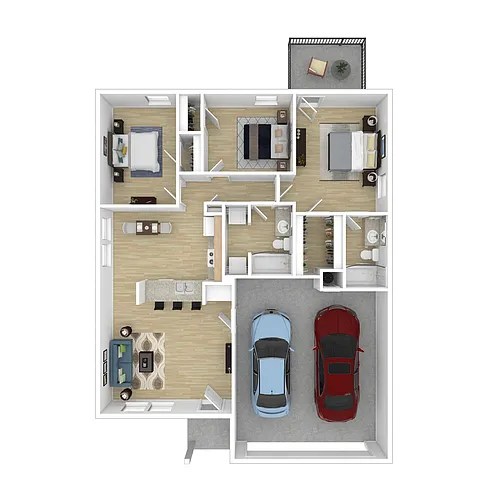Floor plan 3x2(A)
