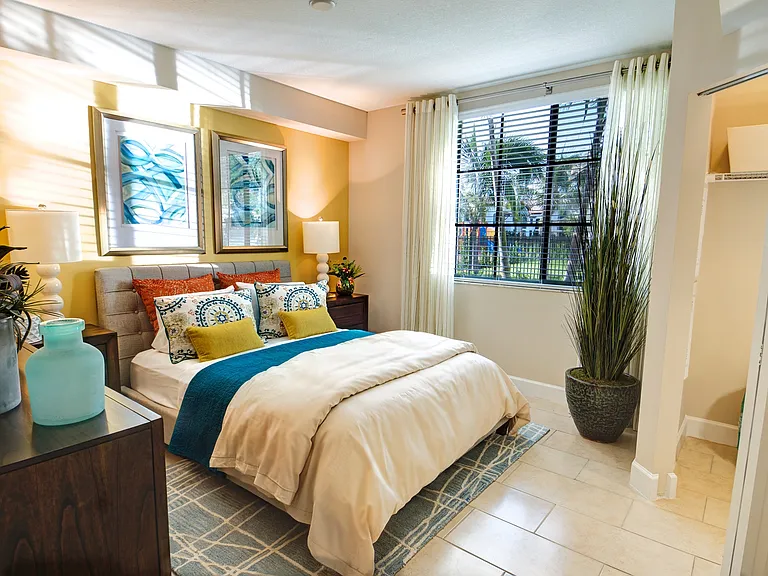 Spacious Bedrooms | Ceramic Tile Flooring Throughout