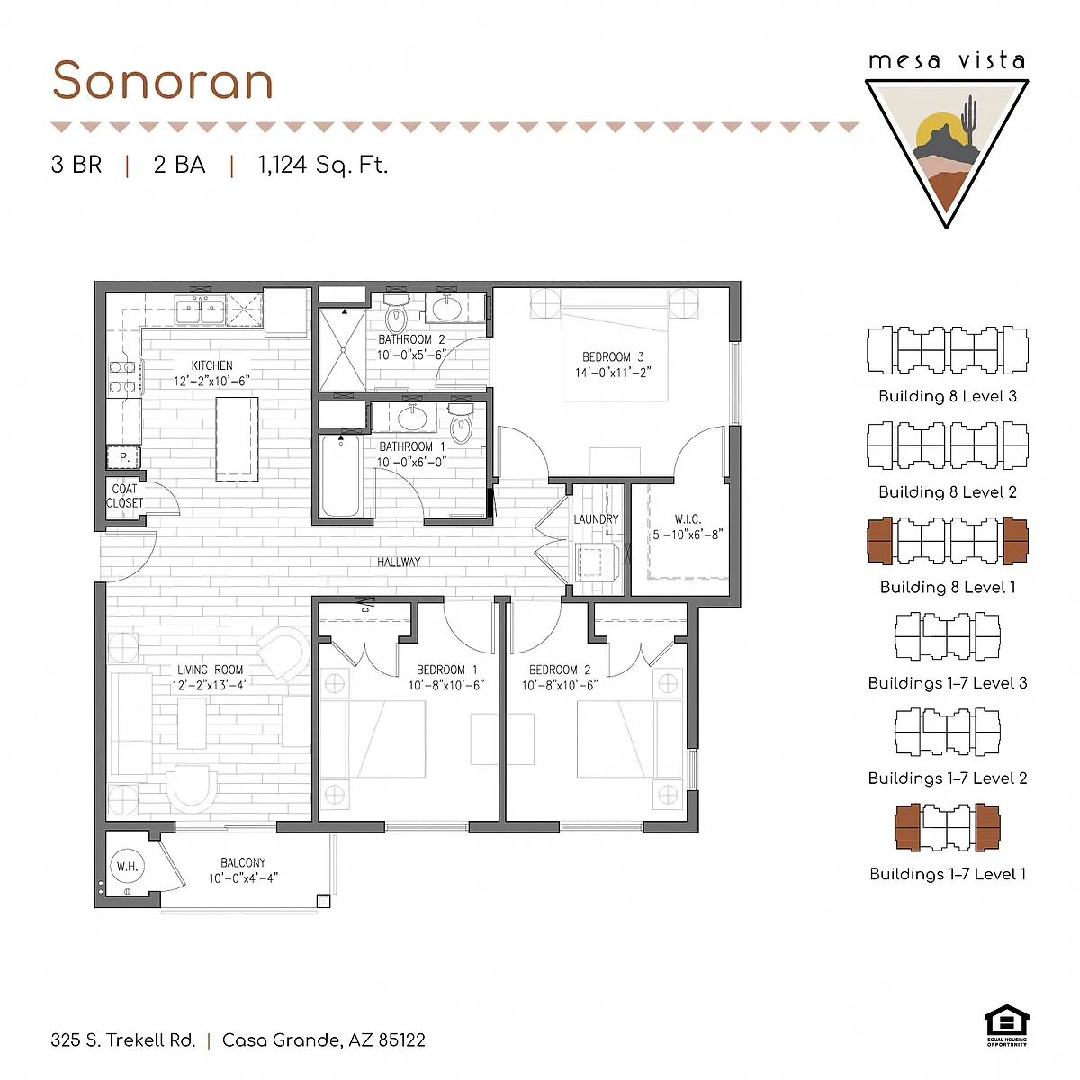 Floor plan Sonoran
