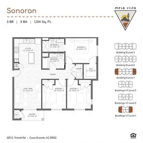 Floor plan Sonoran