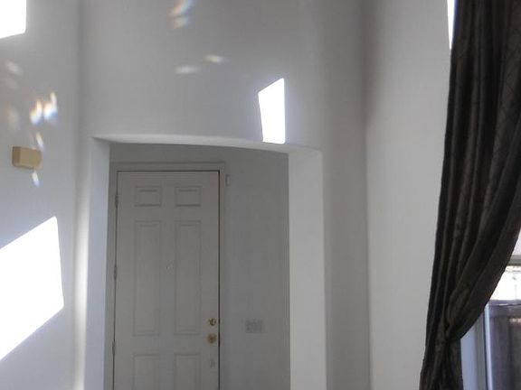 entering the living room from outside