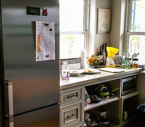 Down stairs galley kitchen