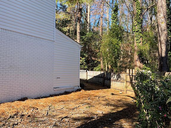 Spacious private side yard.