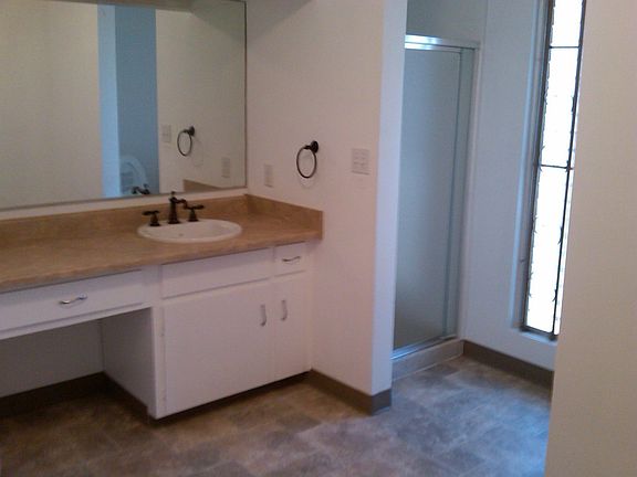 Master bath vanity
