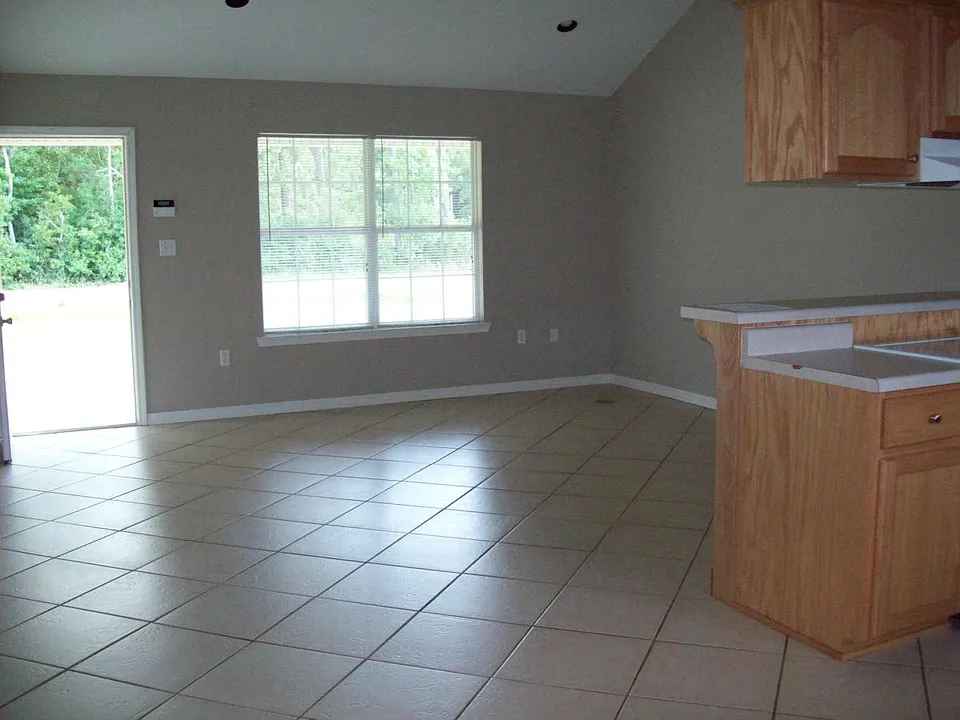 Vaulted ceiling living room