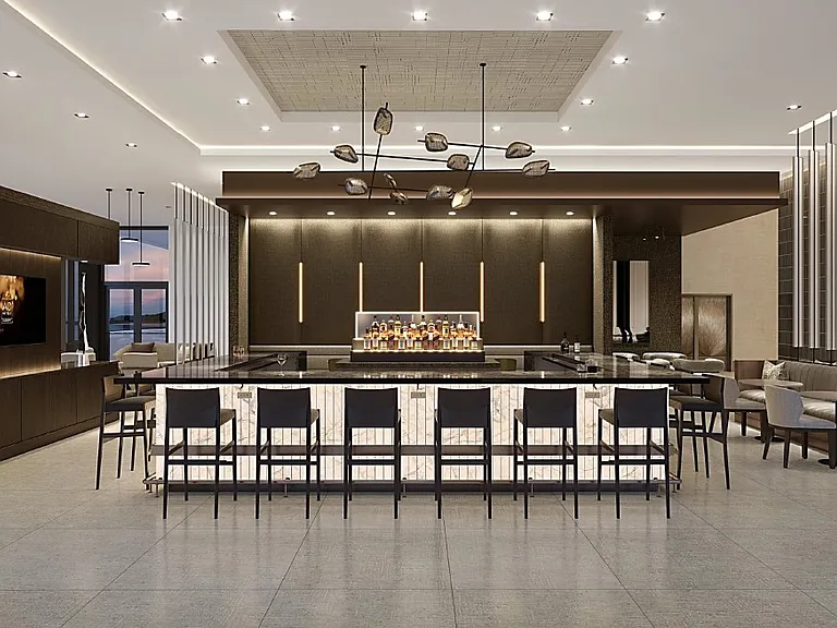 Hotel Restaurant & Bar Rendering