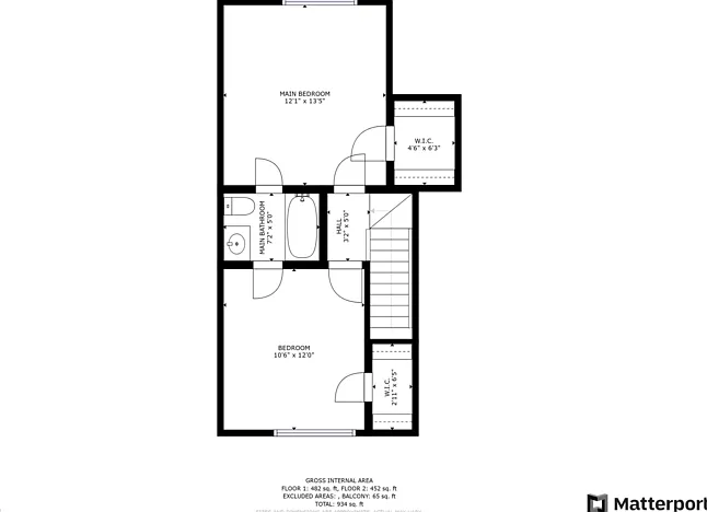 2 bed, 1.5 bath, 900 sqft, $2,025 — Photo 3