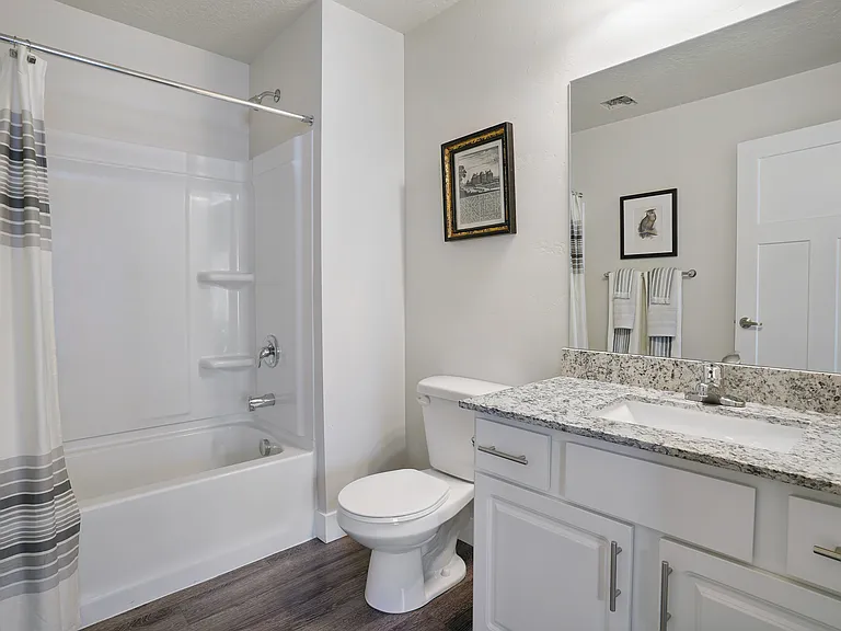 Secondary bedroom bathroom