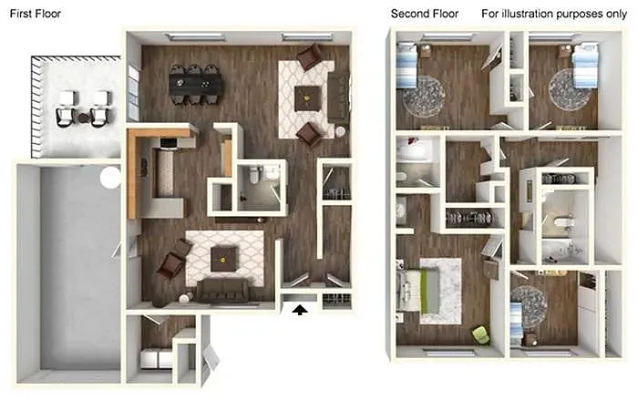 Floor plan JNCO 4 Bedroom
