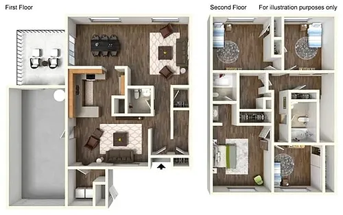 Floor plan JNCO 4 Bedroom