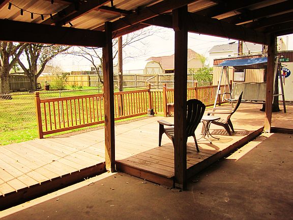 Back yard deck