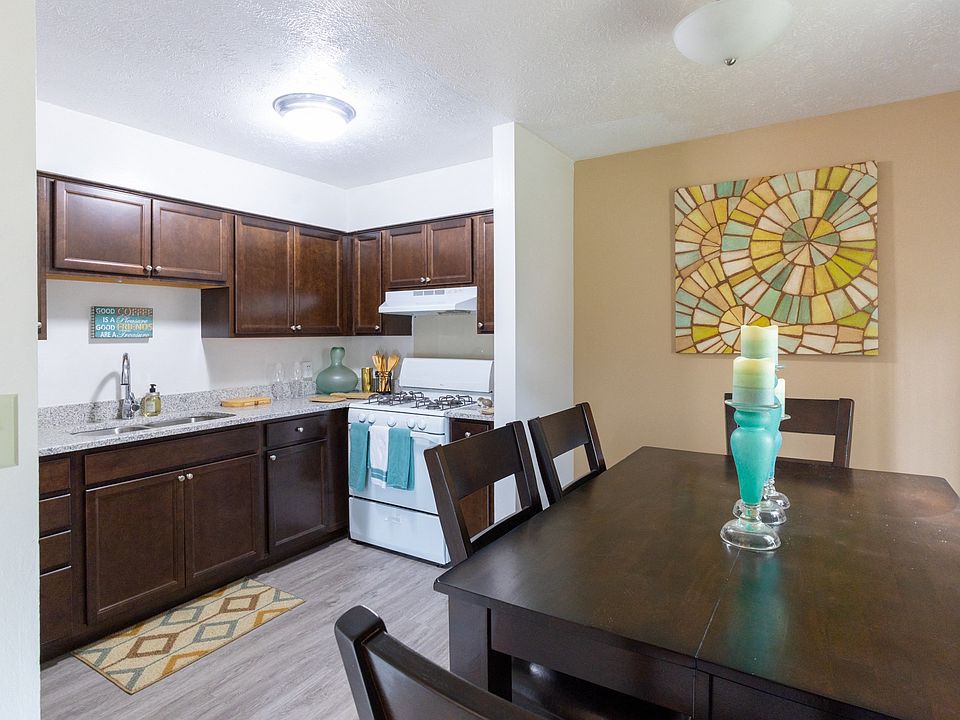 2 Bedroom Kitchen and Dining Room Floorplan at The Addison on Main Apartments