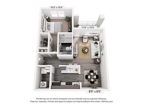 Floor plan The Hillside