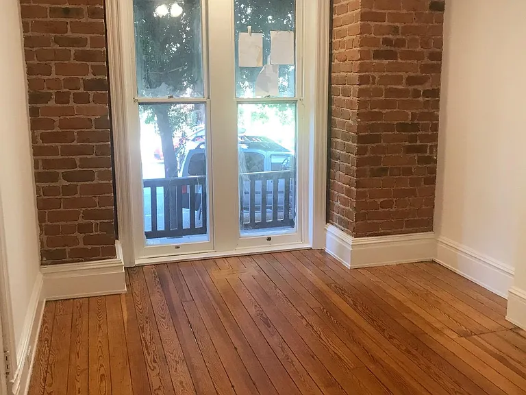 This is the front bedroom, or it has been used as an office space in the past.