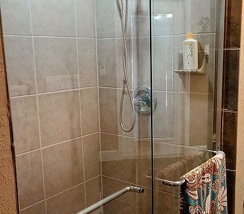 Master shower