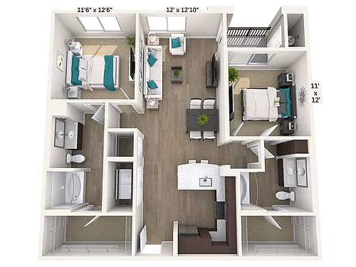 Floor plan B2