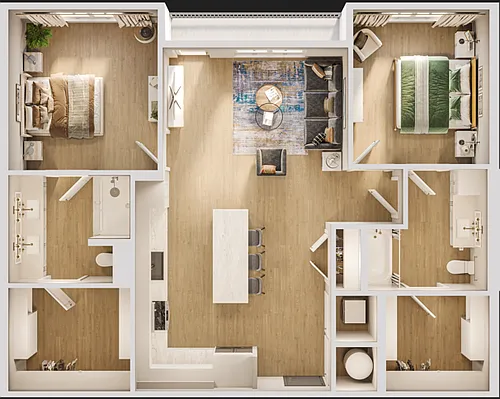 Floor plan 2B