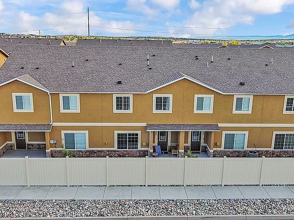 Privacy Fence, front door and patio.