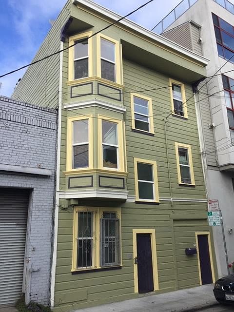 Front of Victorian building