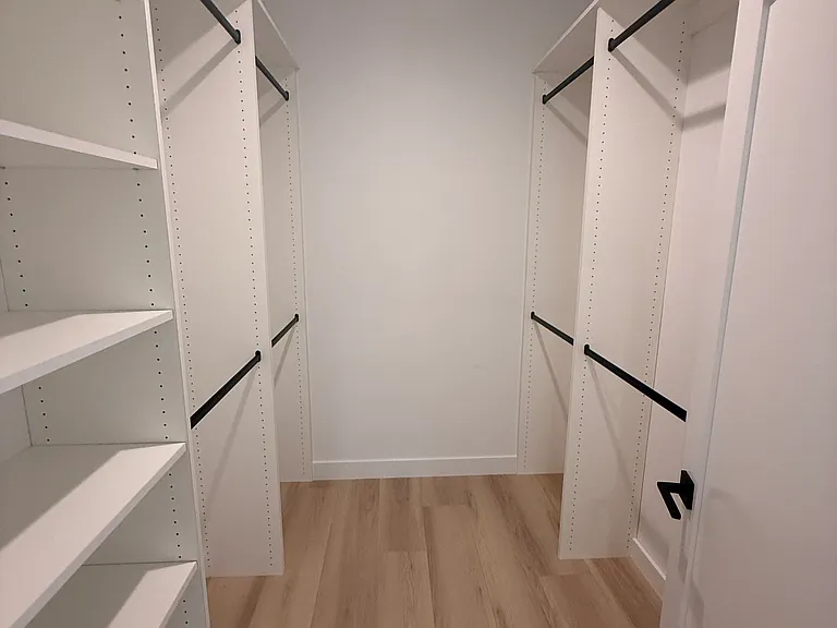 Master bedroom walk-in closet