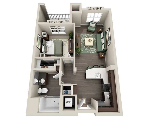 Floor plan A1A