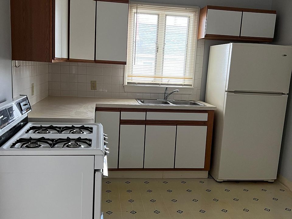 Eat in kitchen. Stove and fridge include.