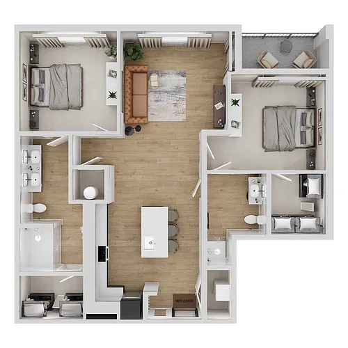 Floor plan B2