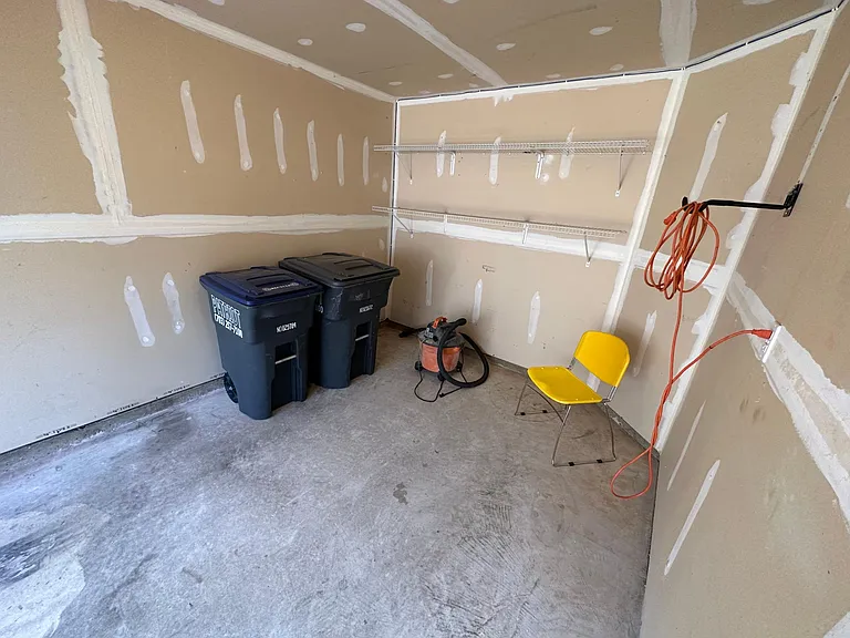 Interior garage door looking right